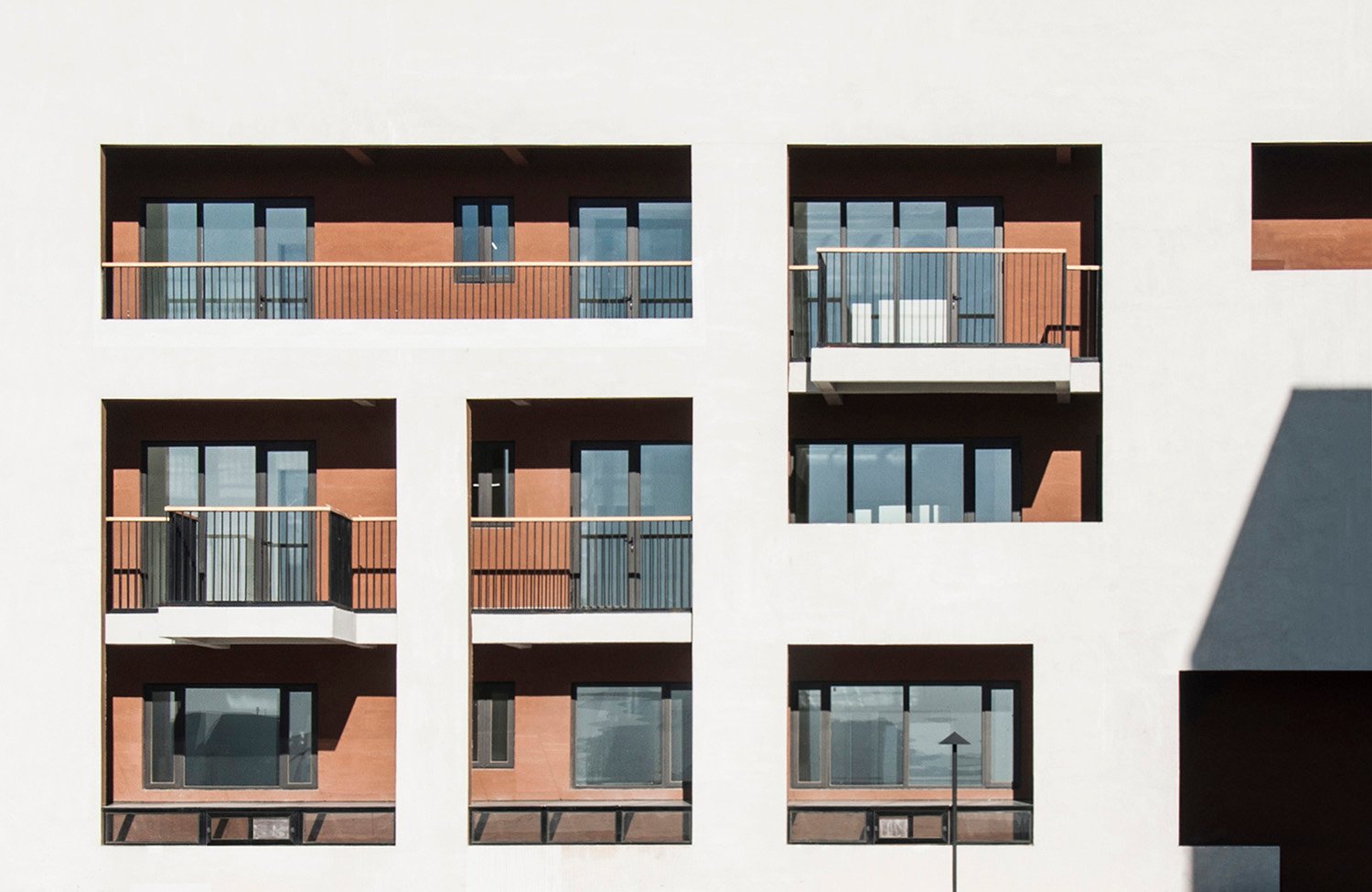 Facade of dormitory | Zhi Geng