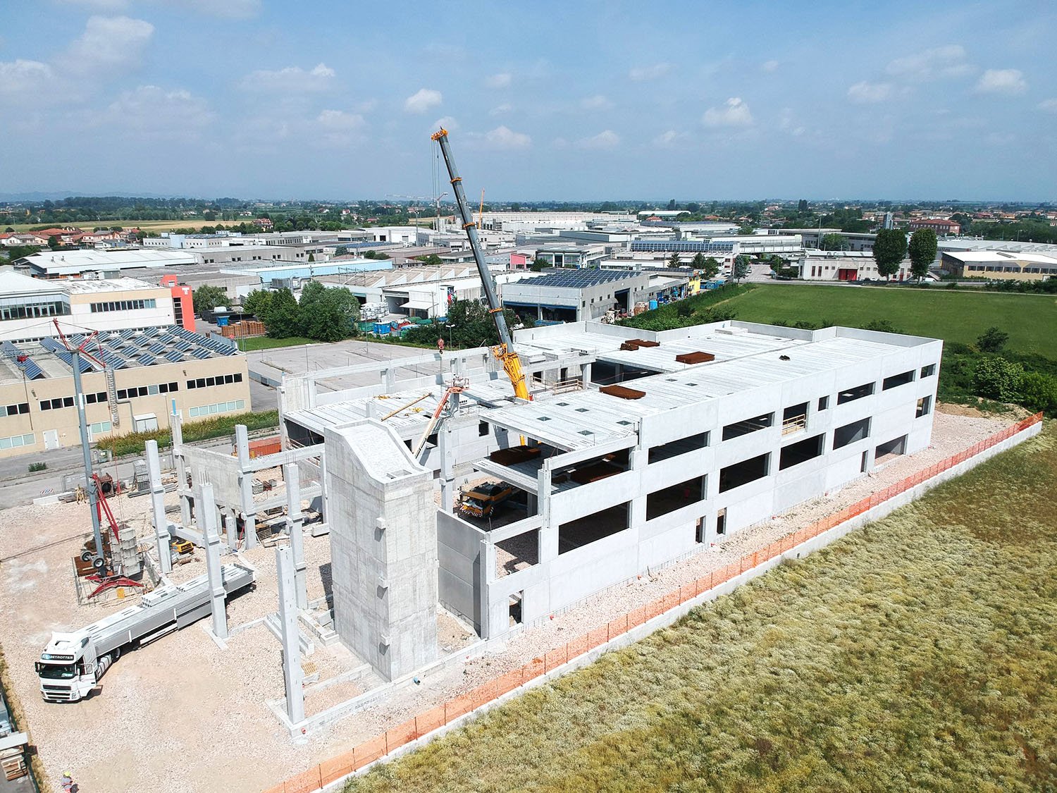 Top view of the building under construction - 2 | Tecnostudio srl