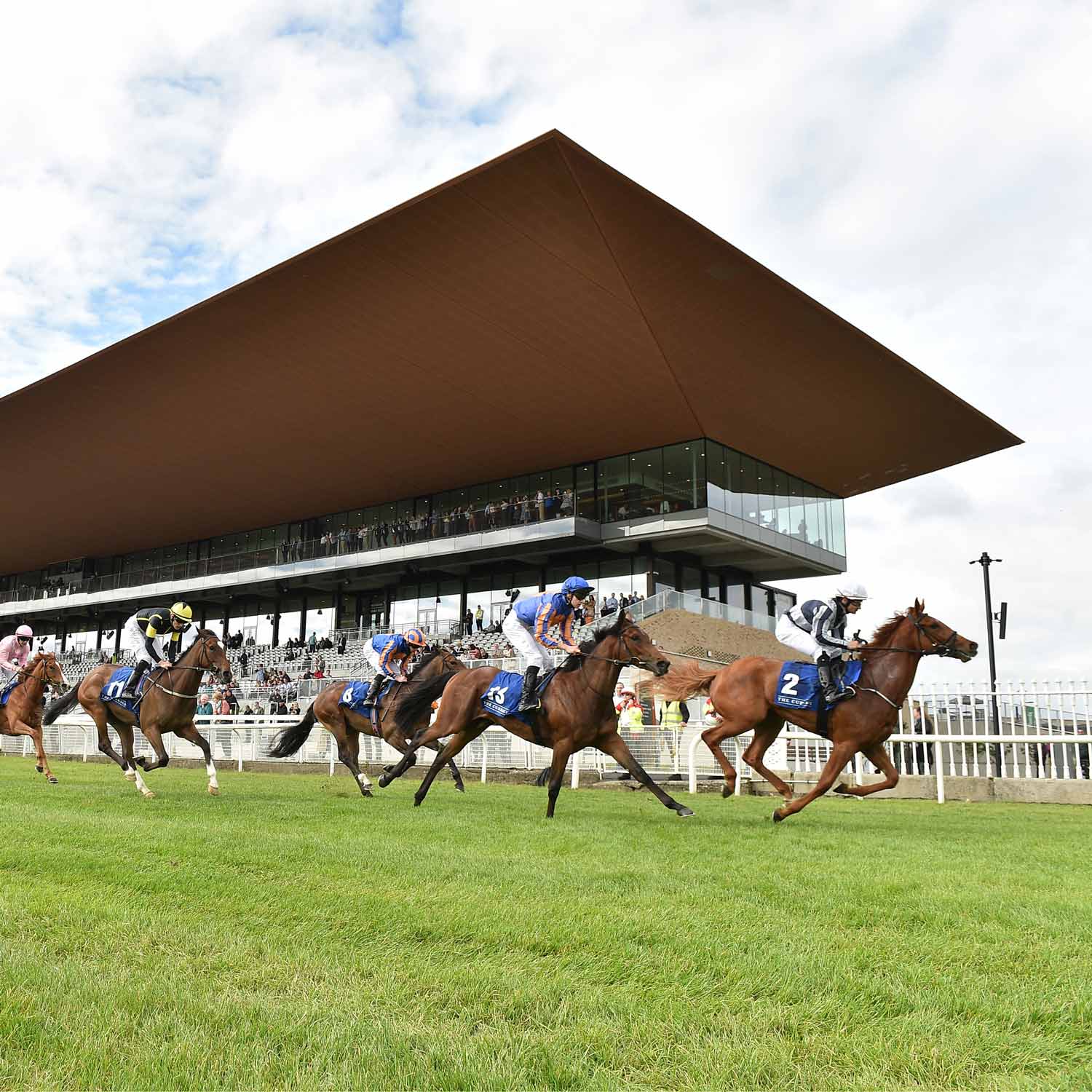 Curragh, a new racecourse grandstand with supporting infrastructure facilities