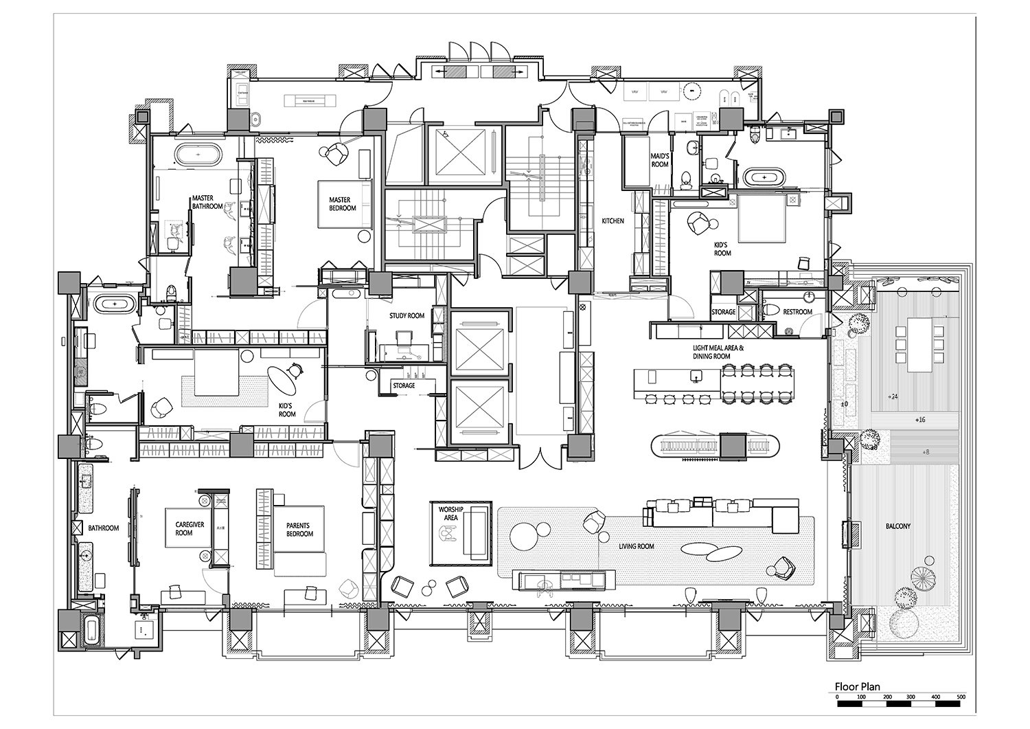 Afterglow Floor Plan | Chain10 Architecture & Interior Design Institute