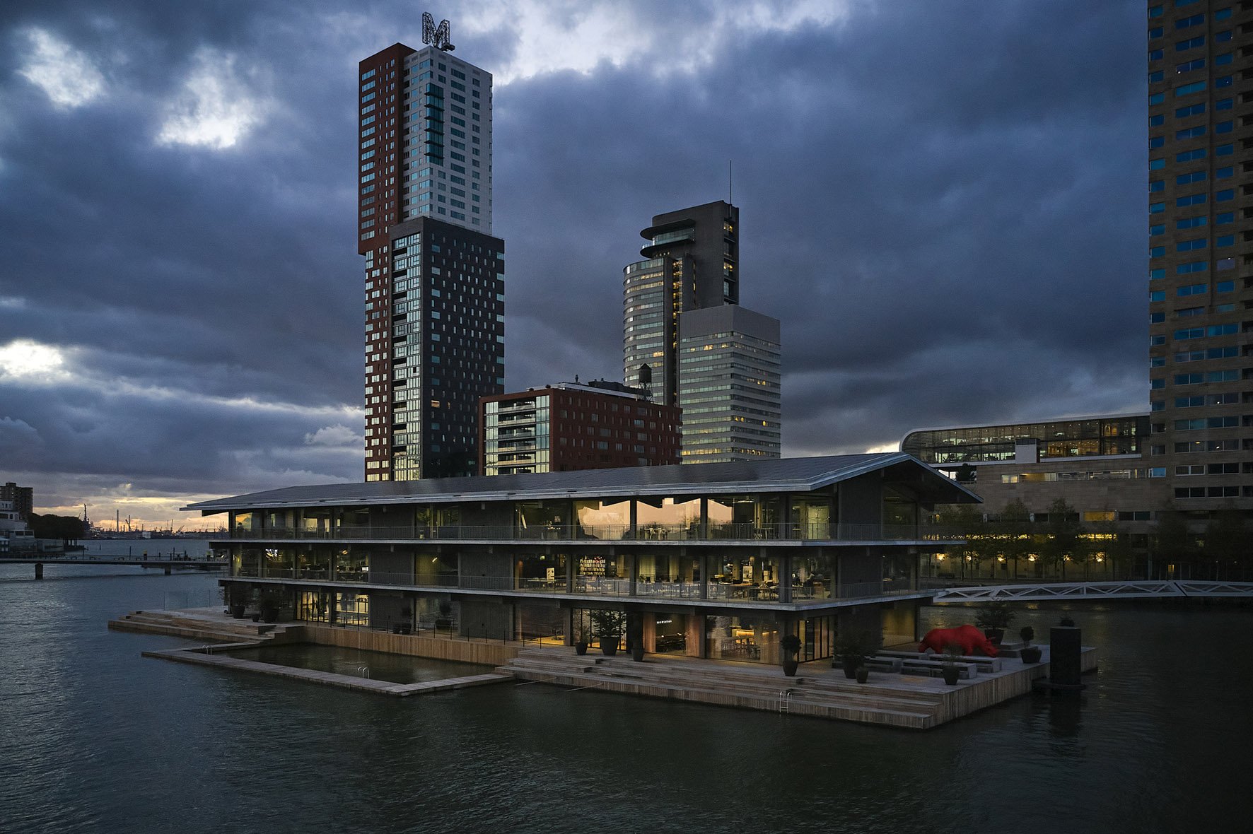 Floating Office Rotterdam, the biggest and most sustainable office in the world