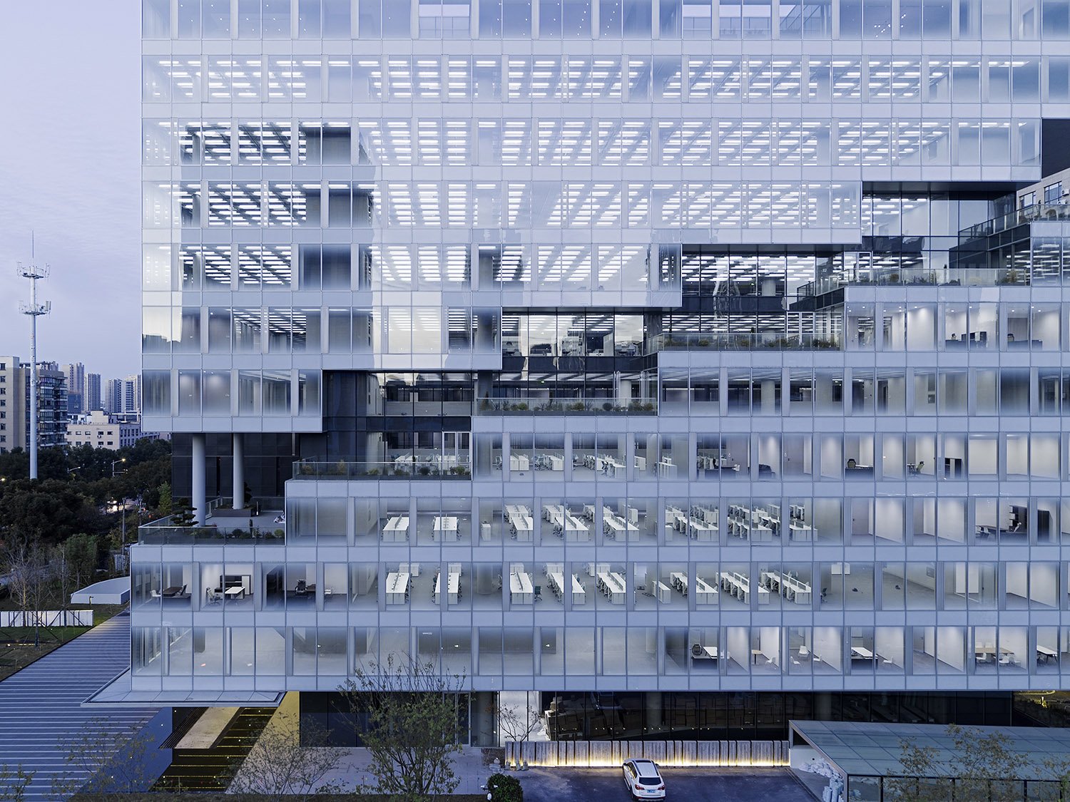 Viewshine Headquarters, an innovative facade design