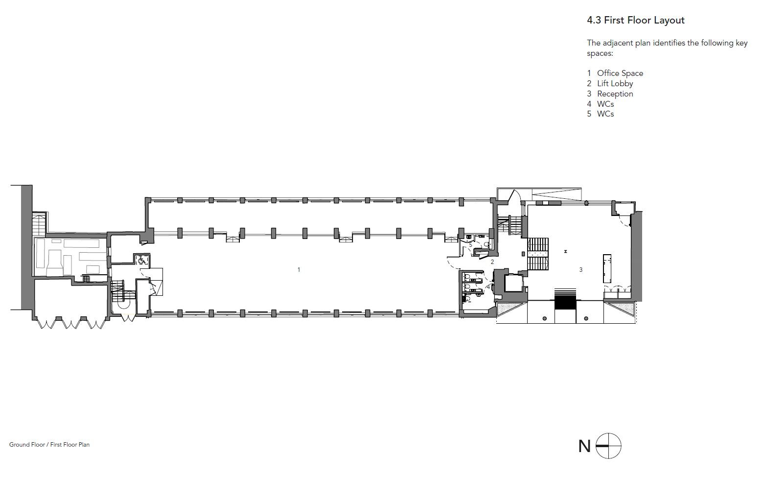 First floor layout | Ben Adams Architects
