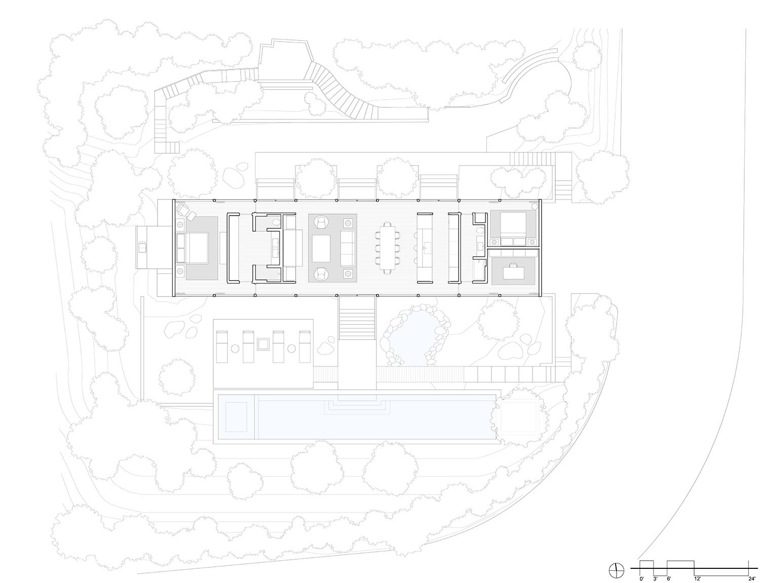 New Floorplan with Site | Woods + Dangaran
