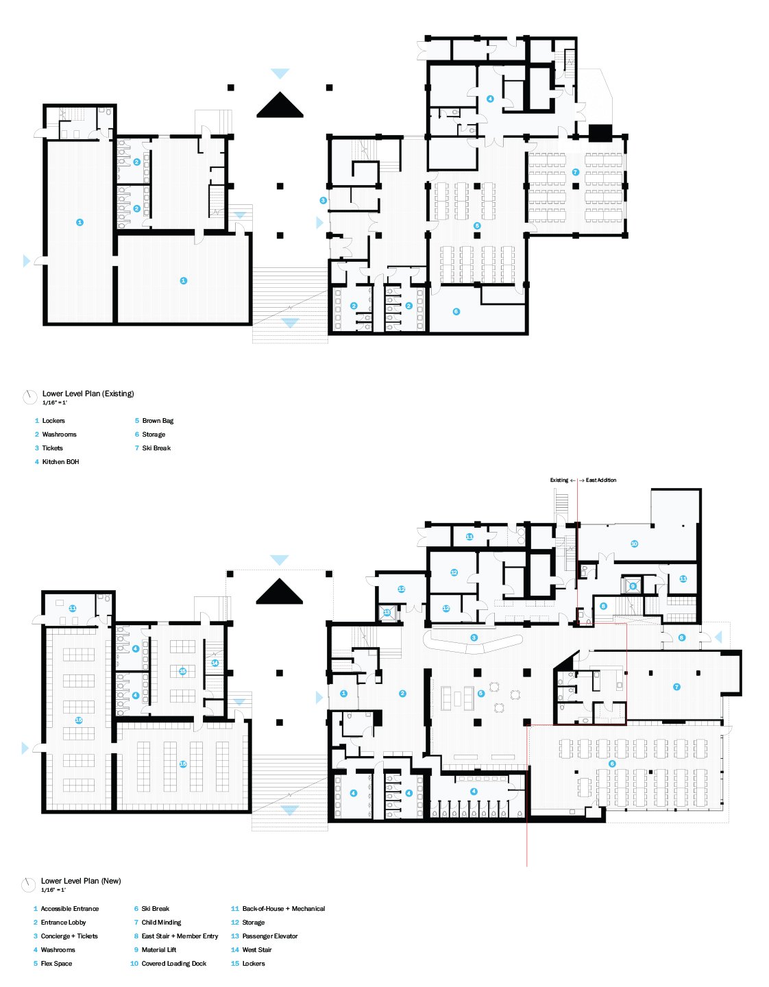 Lower-level existing and new plans. | Williamson Williamson