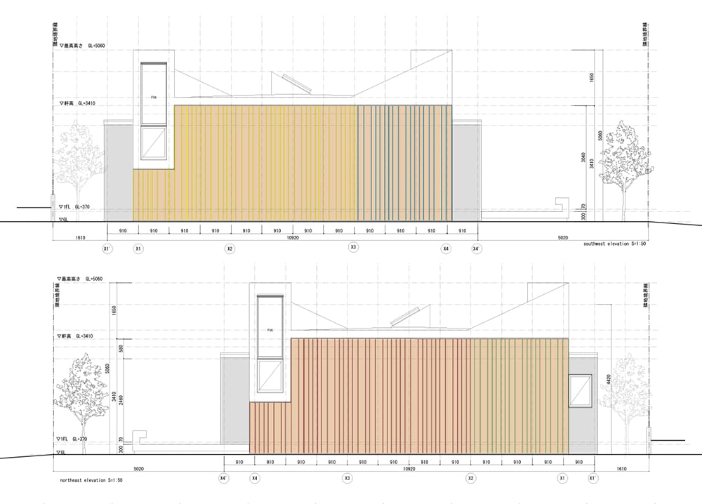 South west facade | 