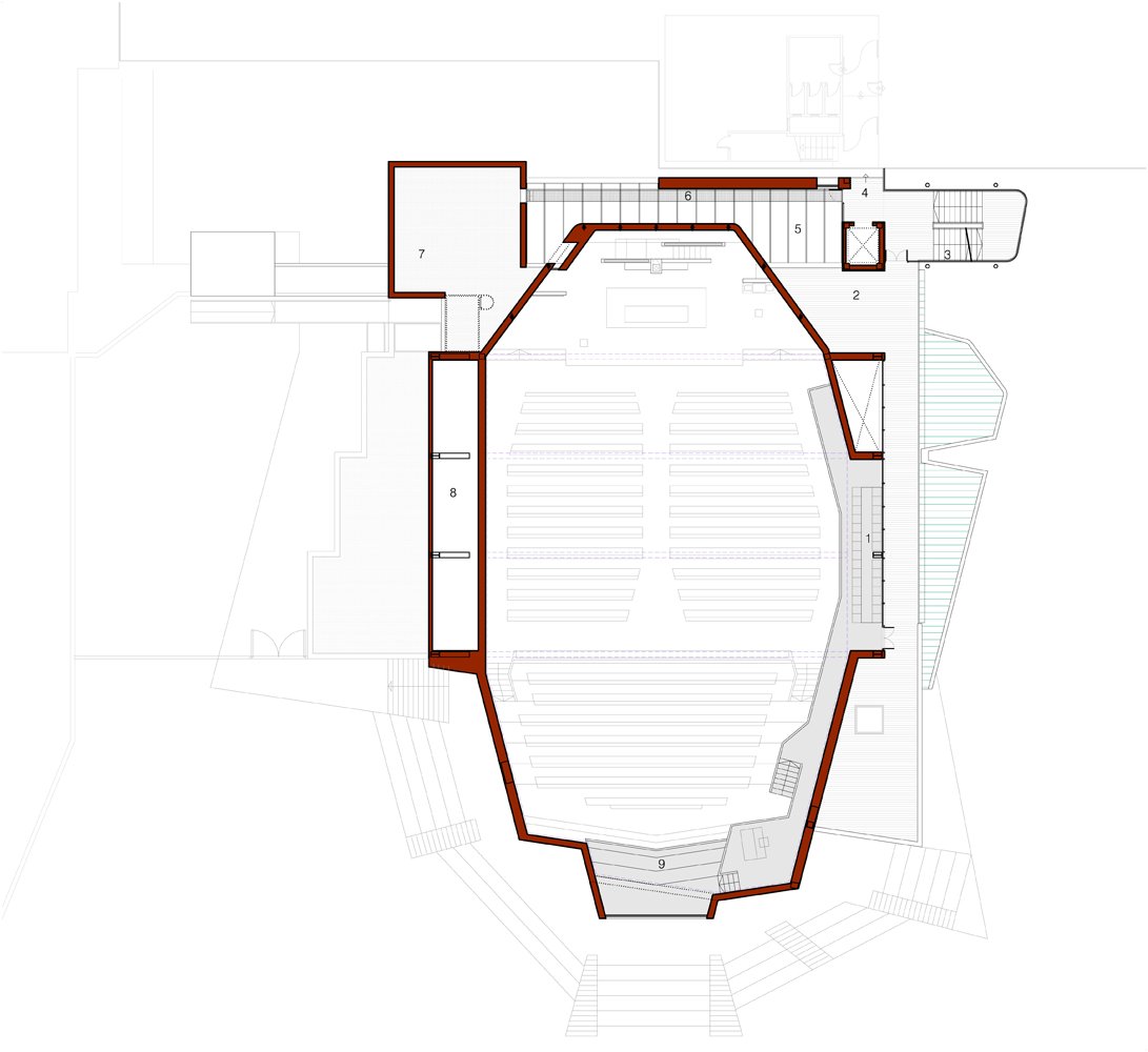 ORATORY UPPER LEVEL PLAN | 