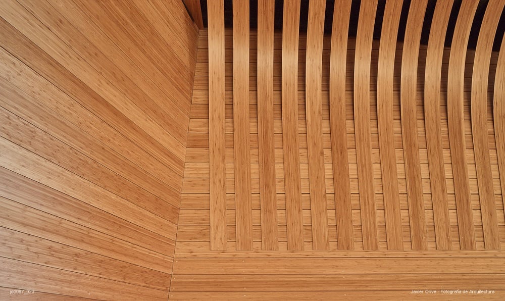 Bamboo Oratory's cladding slats | 