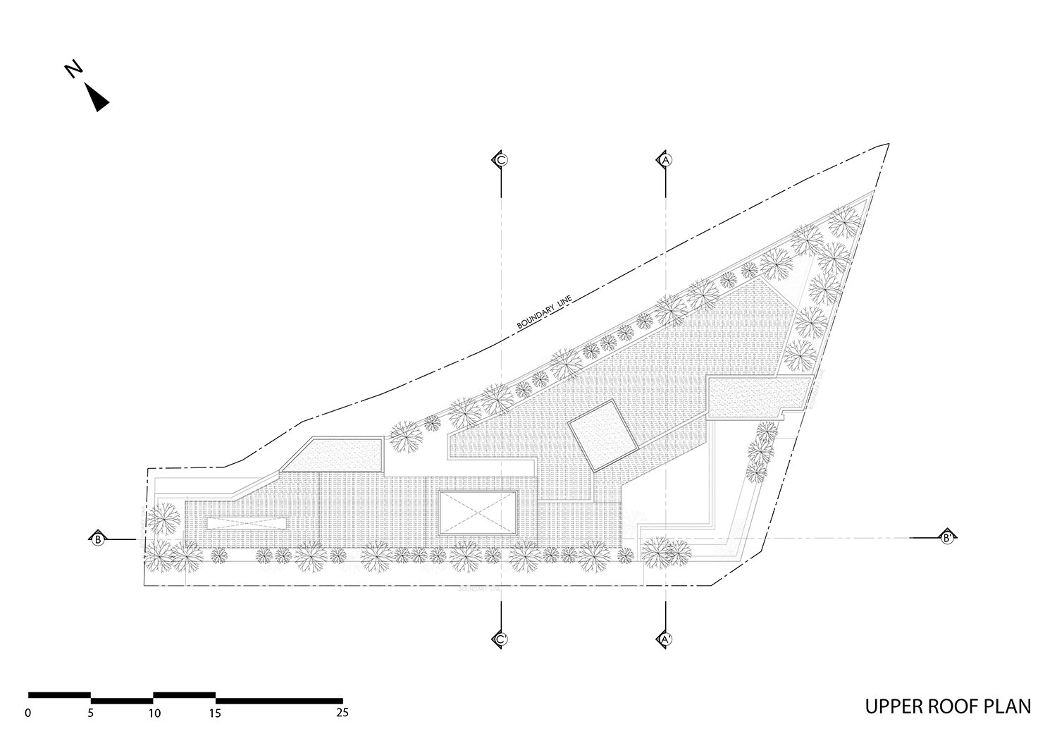 Upper roof plan | 