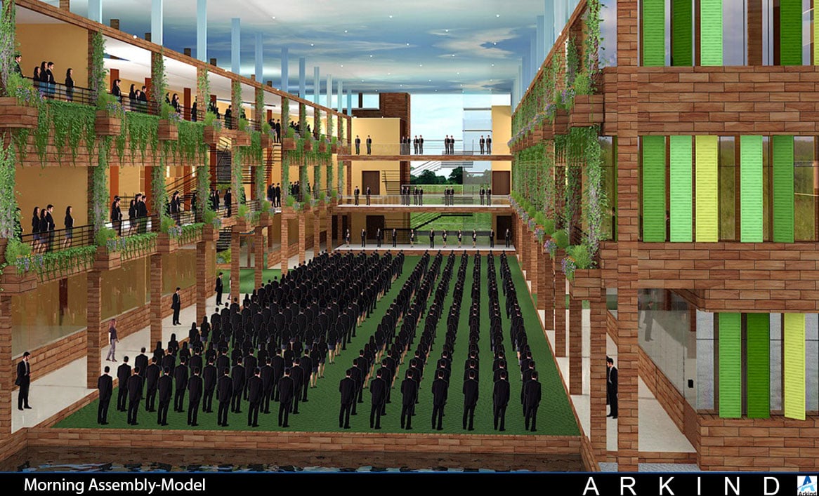 Interior Model-Morning Assembly | 
