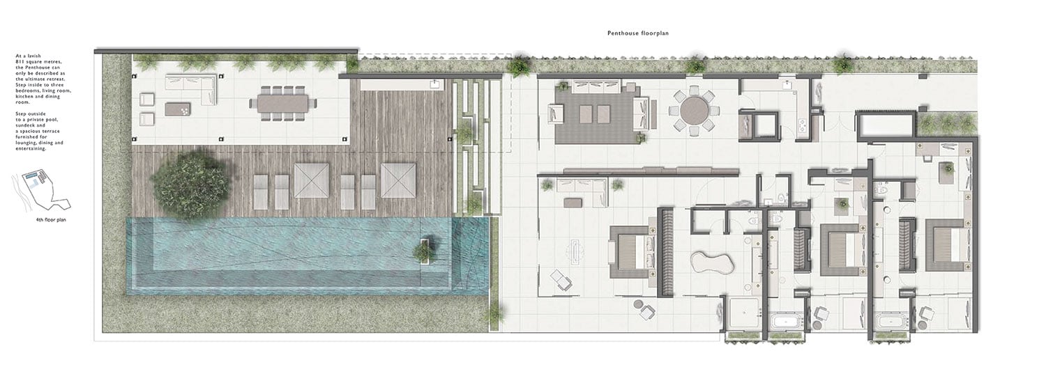 Penthouse Floor Plan | 