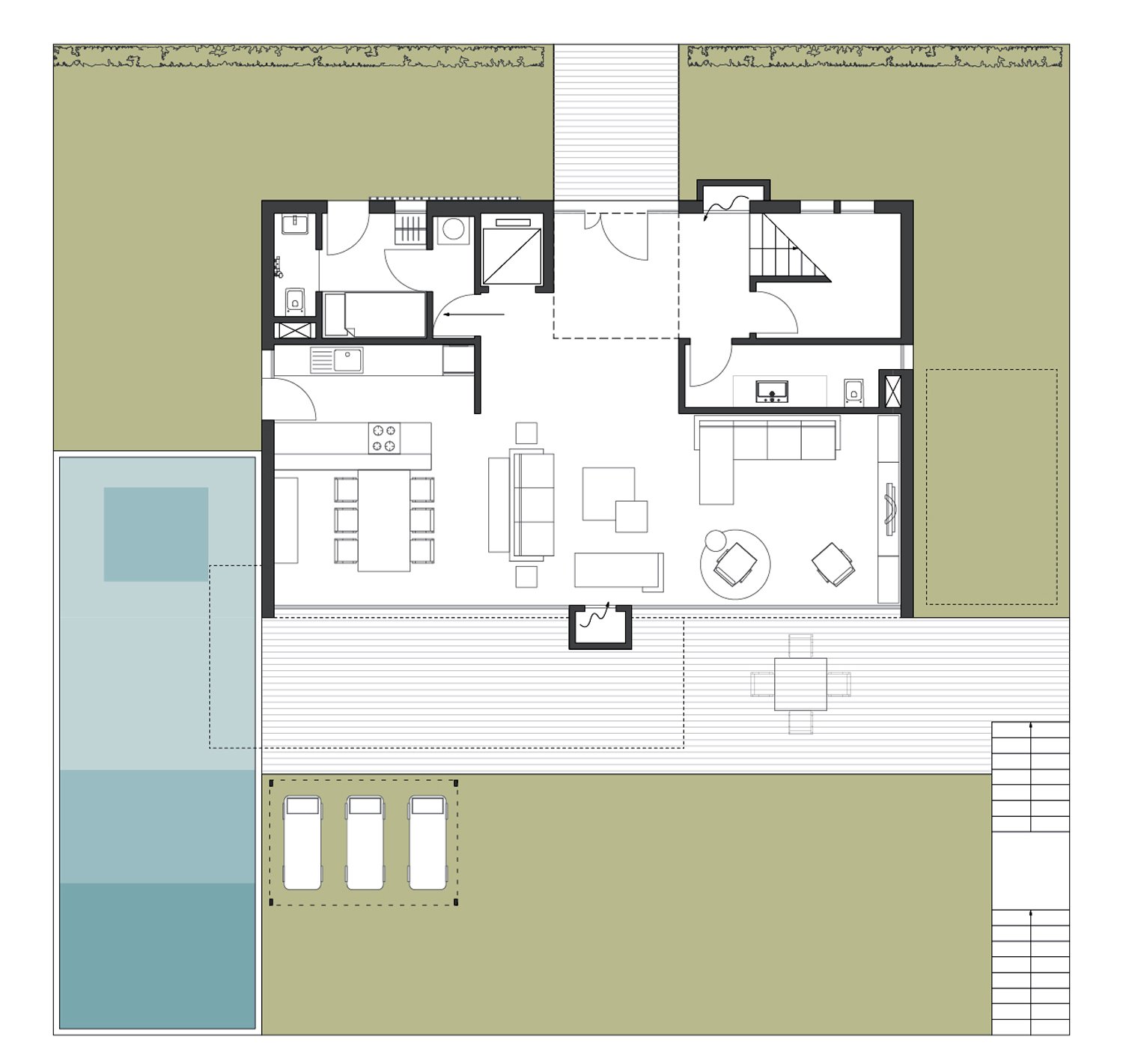 The Villa V1 plan | 