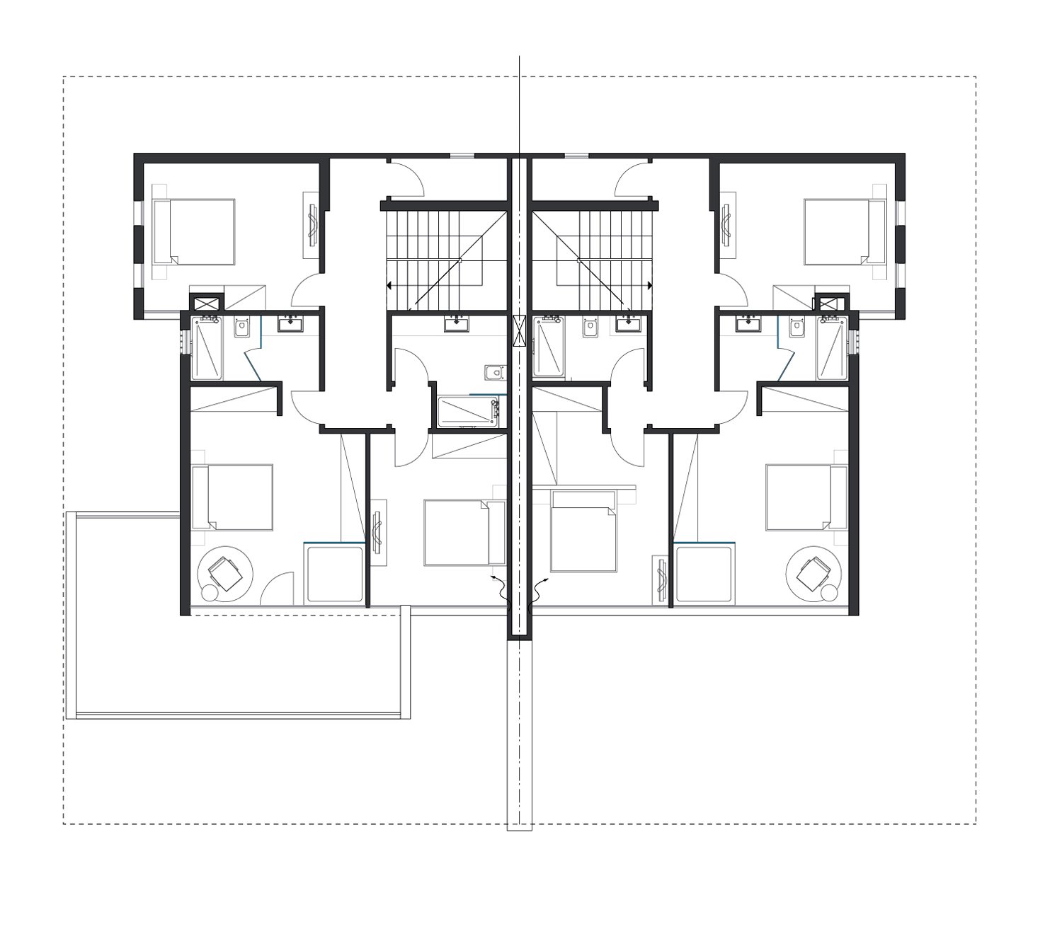 The Twin Houses plan (L 1) | 