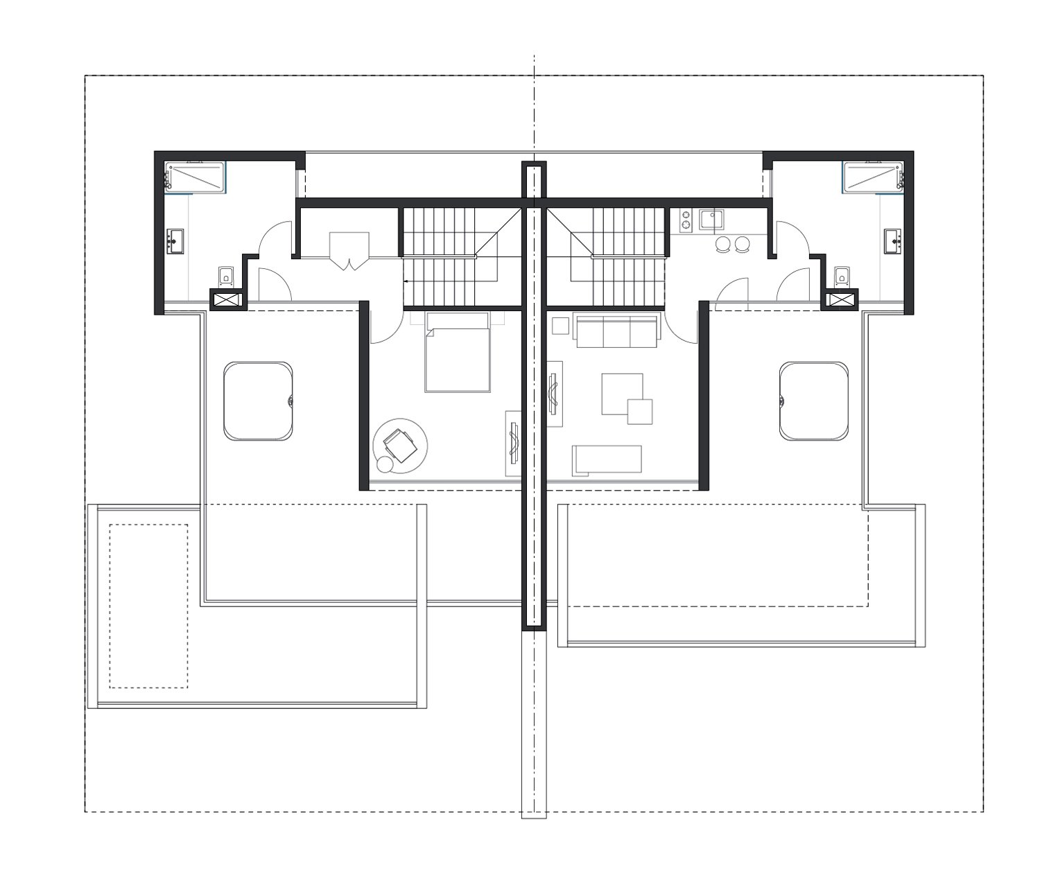 The Twin Houses plan (L 2) | 