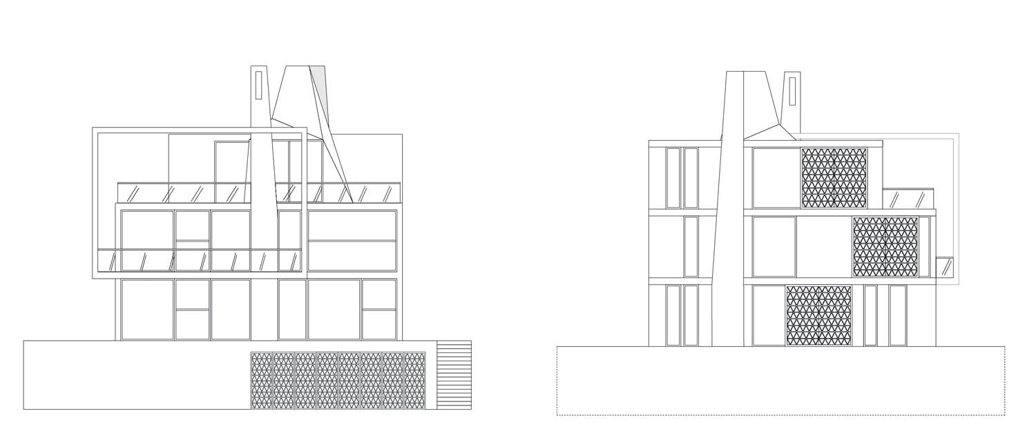 The Villa V1 elevations | 
