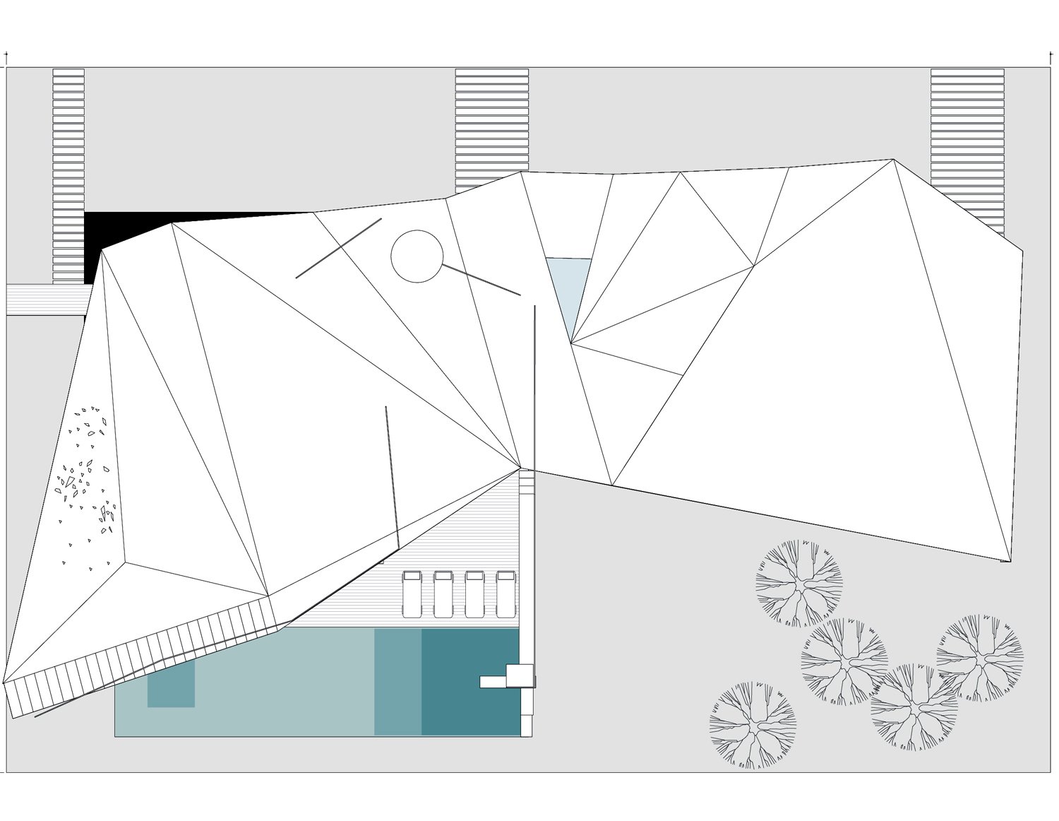 The Villa V4 roof plan | 