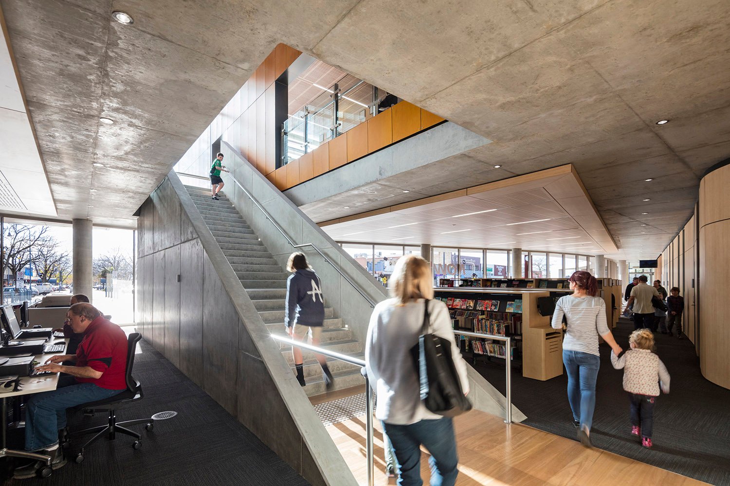 Community Library at ground floor | John Gollings