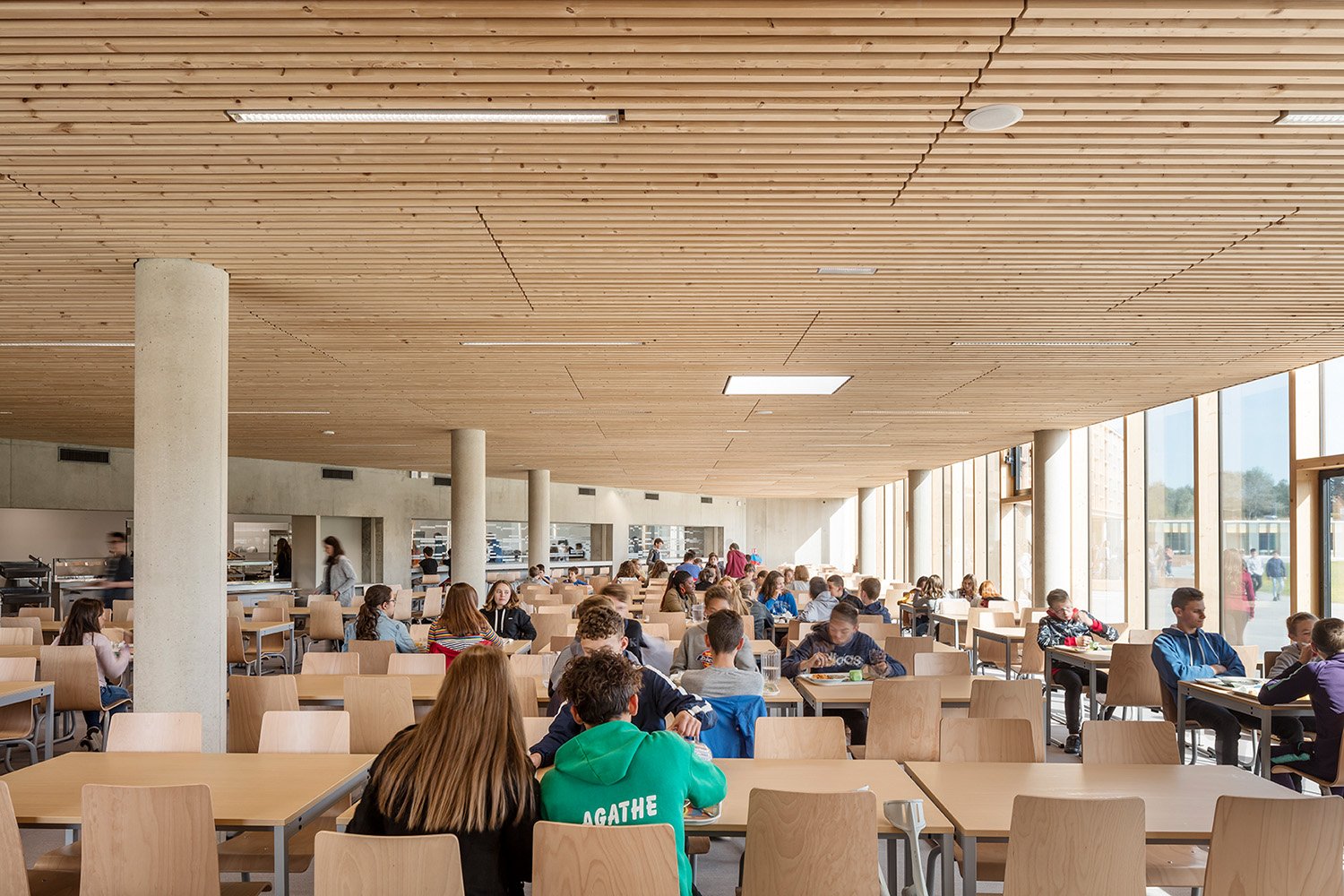 College Lamballe - canteen | Luc Boegly