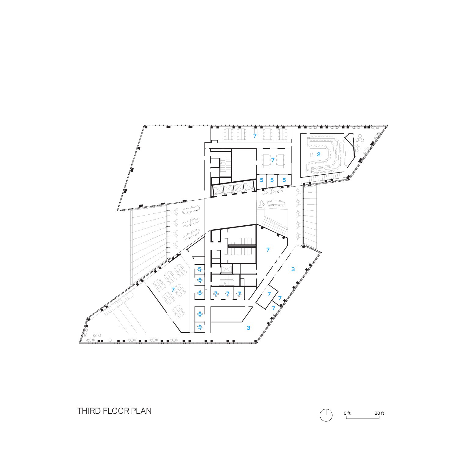 THIRD FLOOR PLAN | WEISS/MANFREDI