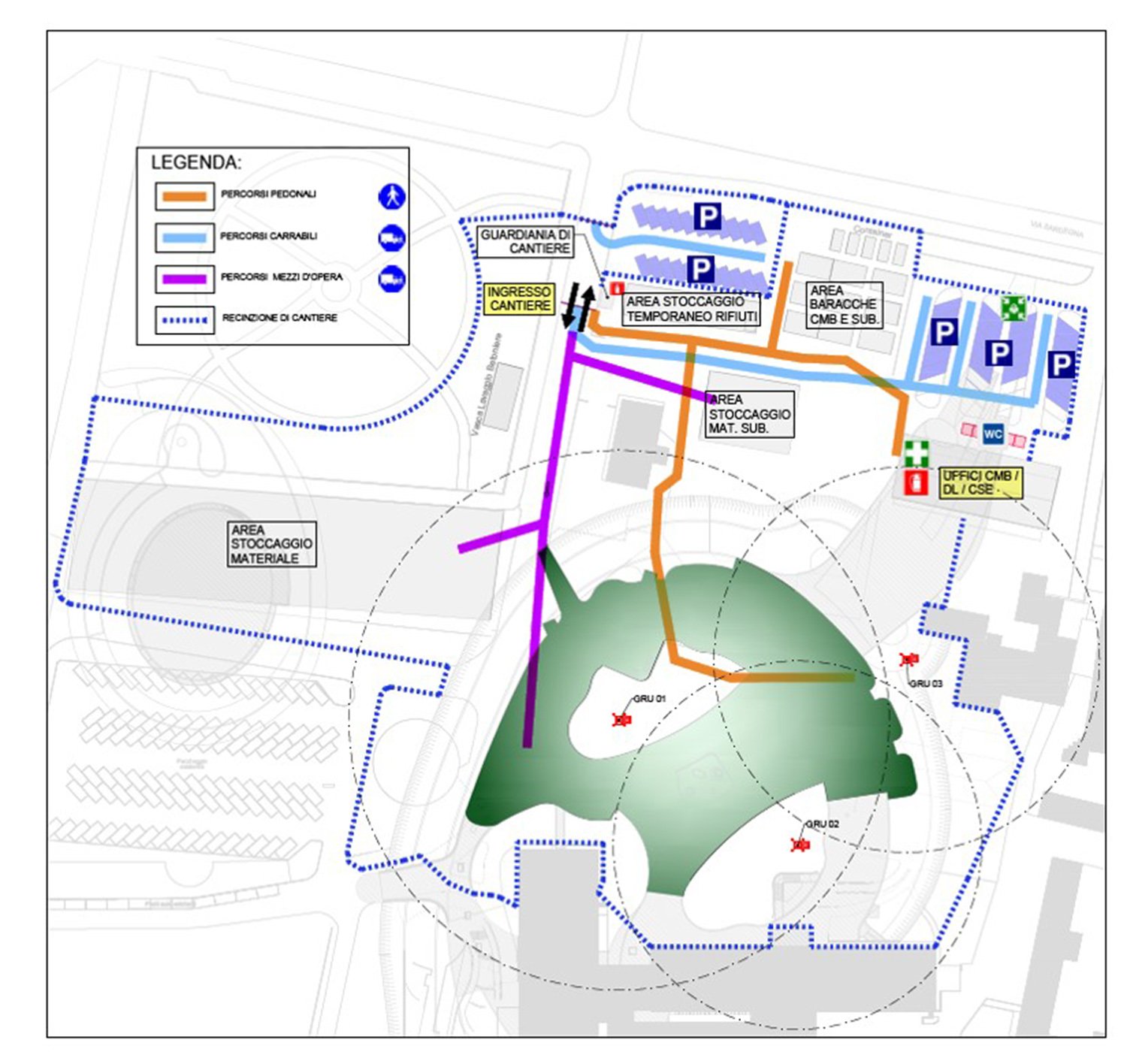 organizzazione del cantiere in prima fase | LFA