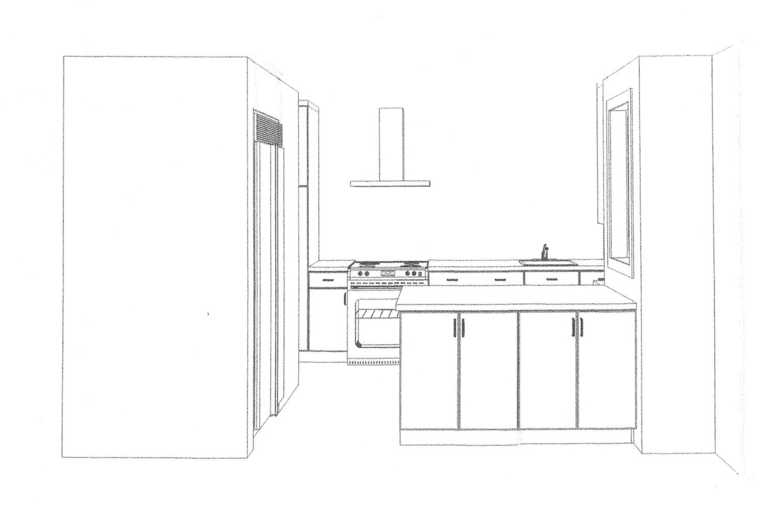 Kitchen - 3D View | Nichols Design Associates, Inc
