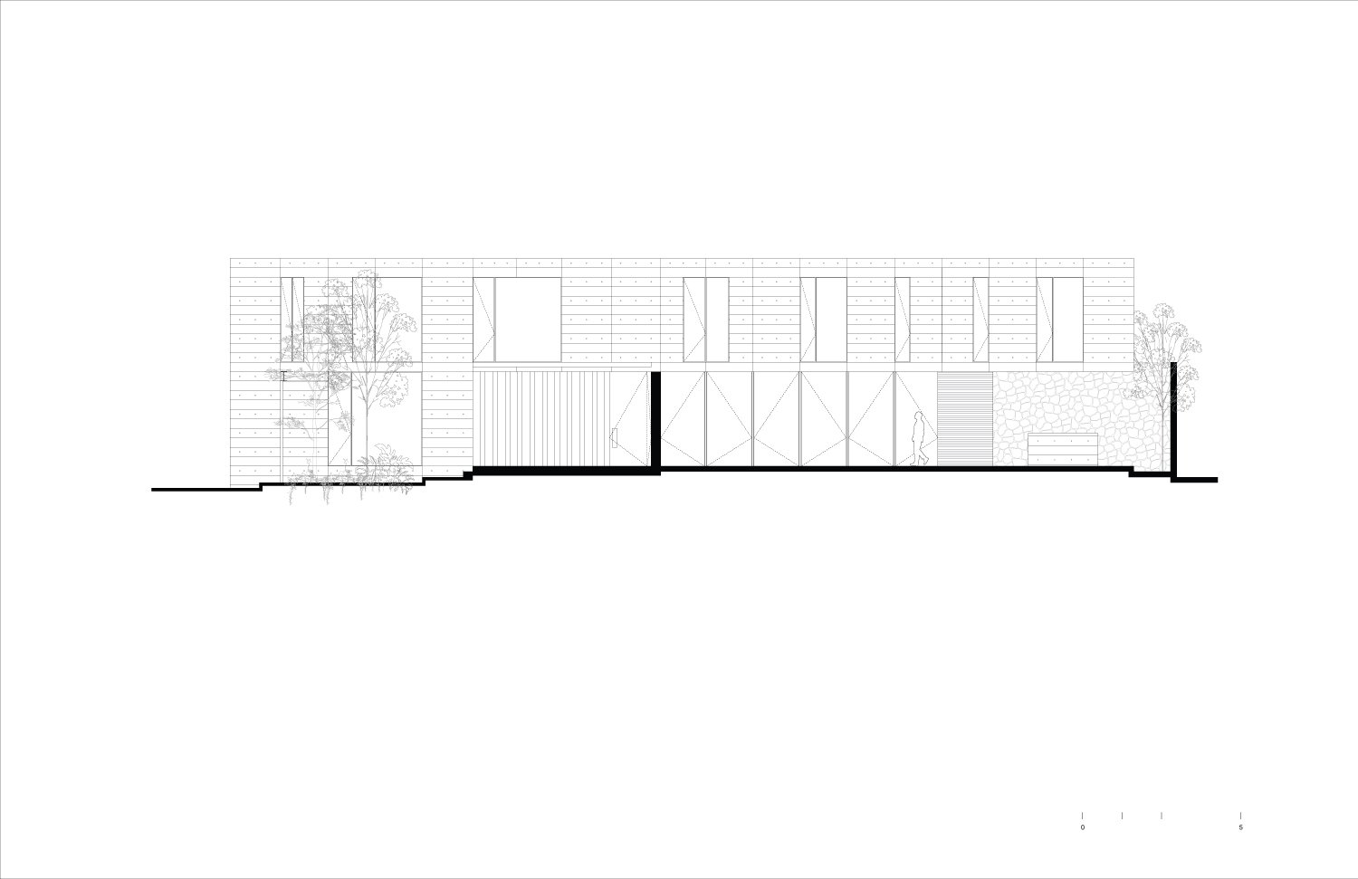 East Facade | Ignacio Urquiza, Bernardo Quinzaños, Centro de Colaboración Arquitectónica