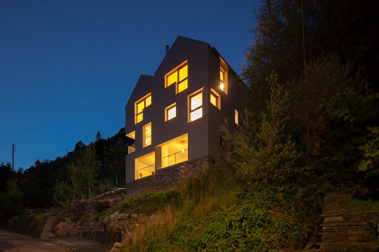 Night view | Alexandre Zveiger, Lugano CH