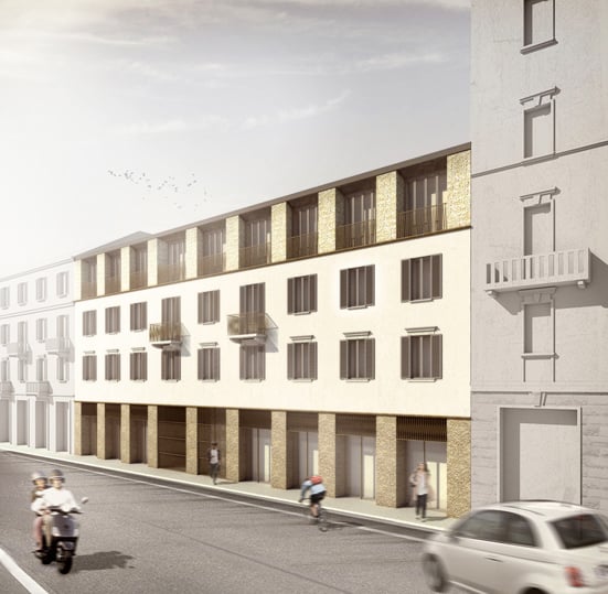 View from the street | deamicisarchitetti