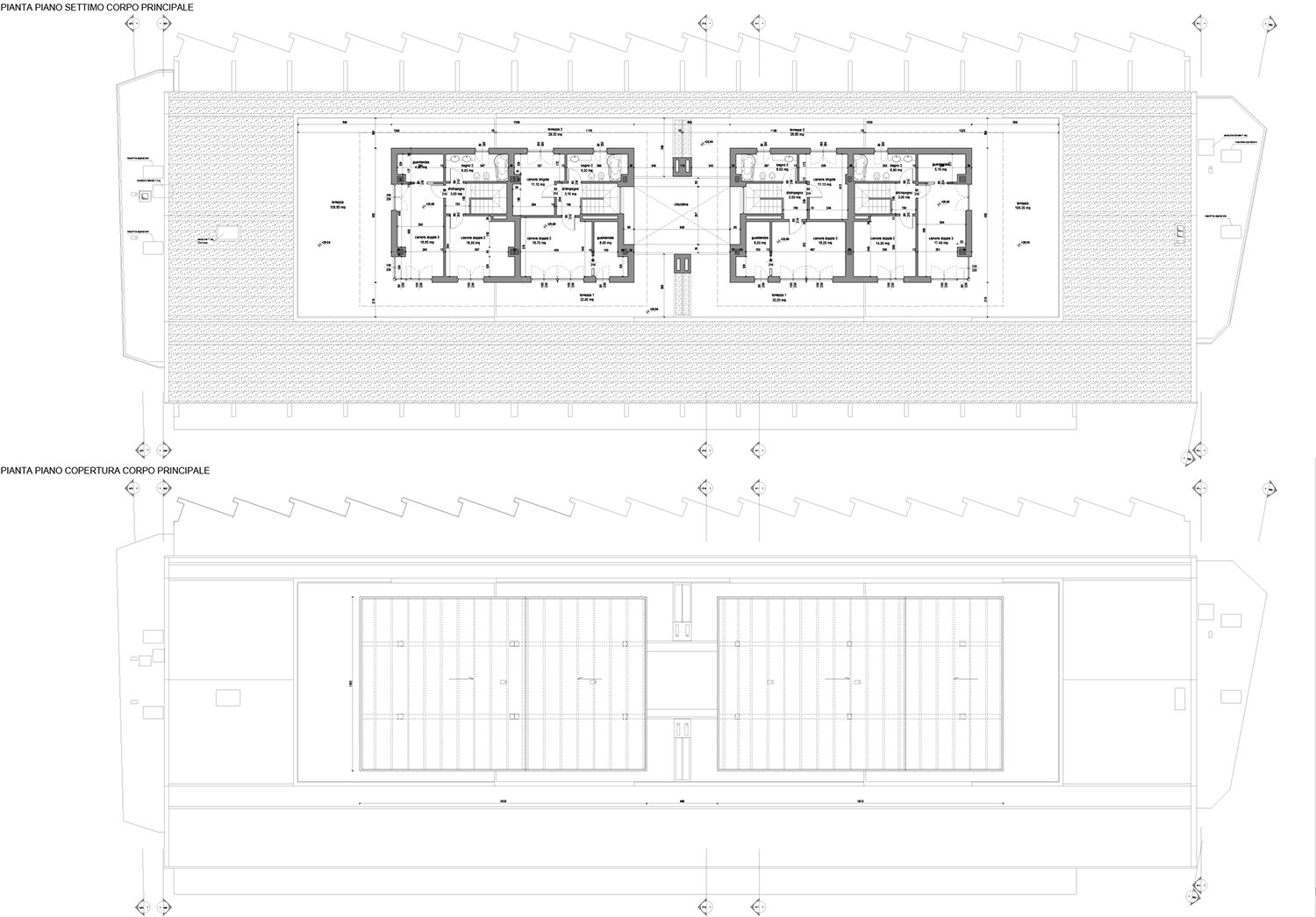 Pianta piano settimo e copertura | Archest s.r.l.