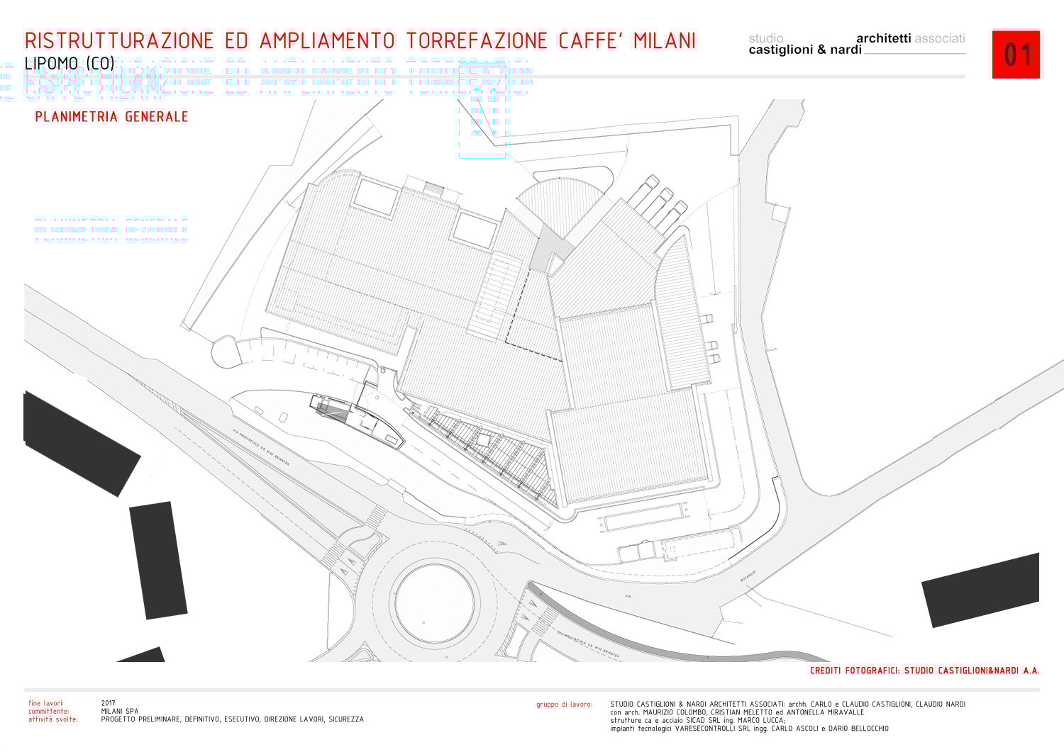 planimetria generale | studio castiglioni & nardi architetti associati