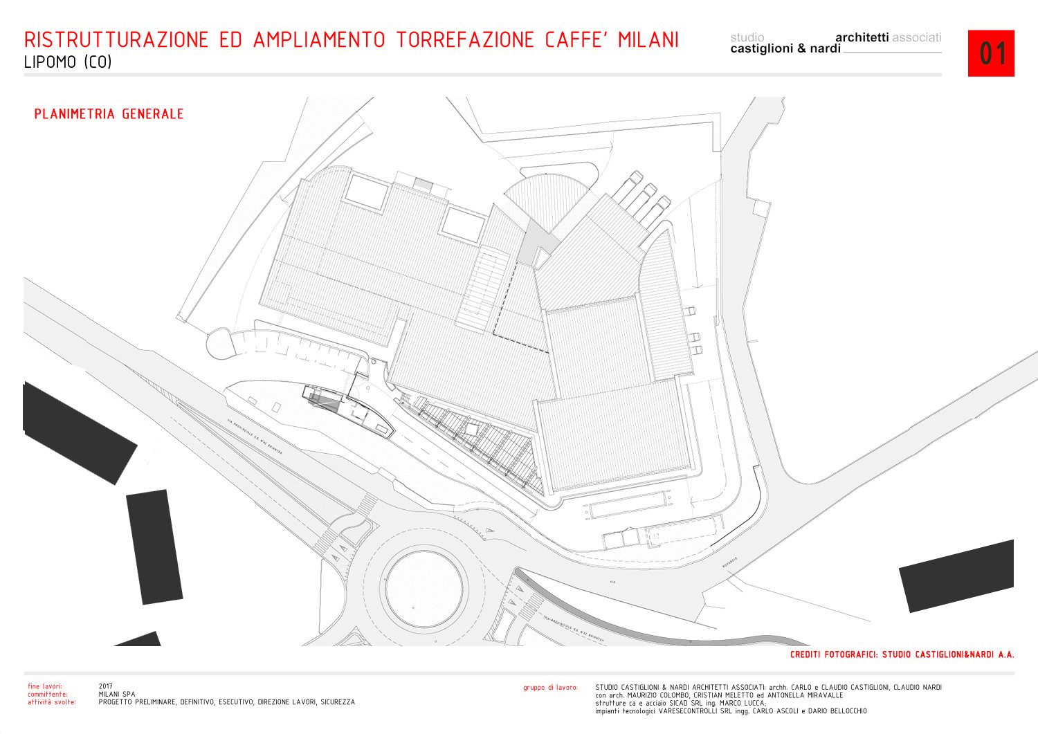 planimetria generale | studio castiglioni & nardi architetti associati