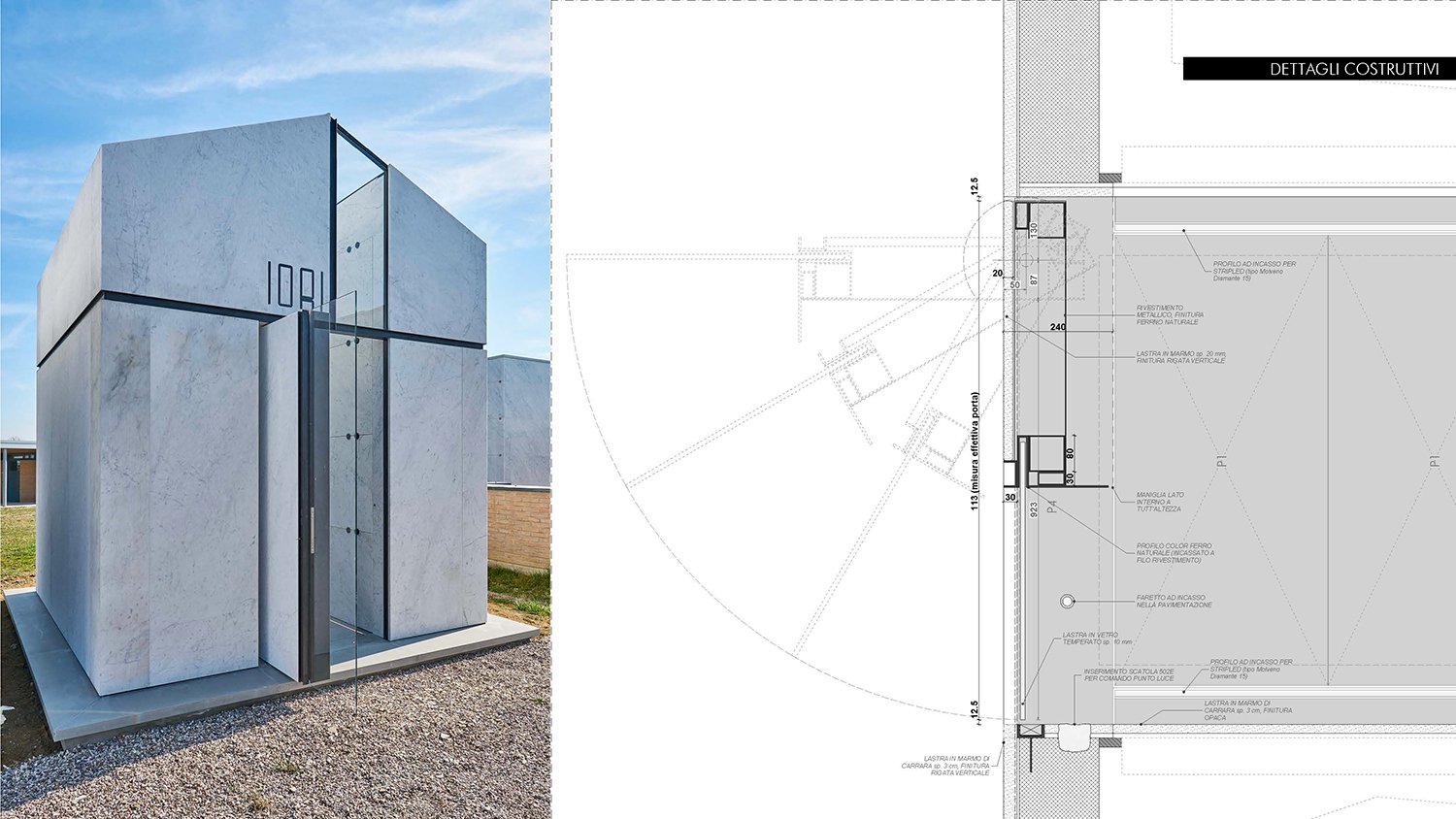 dettaglio costruttivo: porta d'ingresso | BP ARCHITECTS