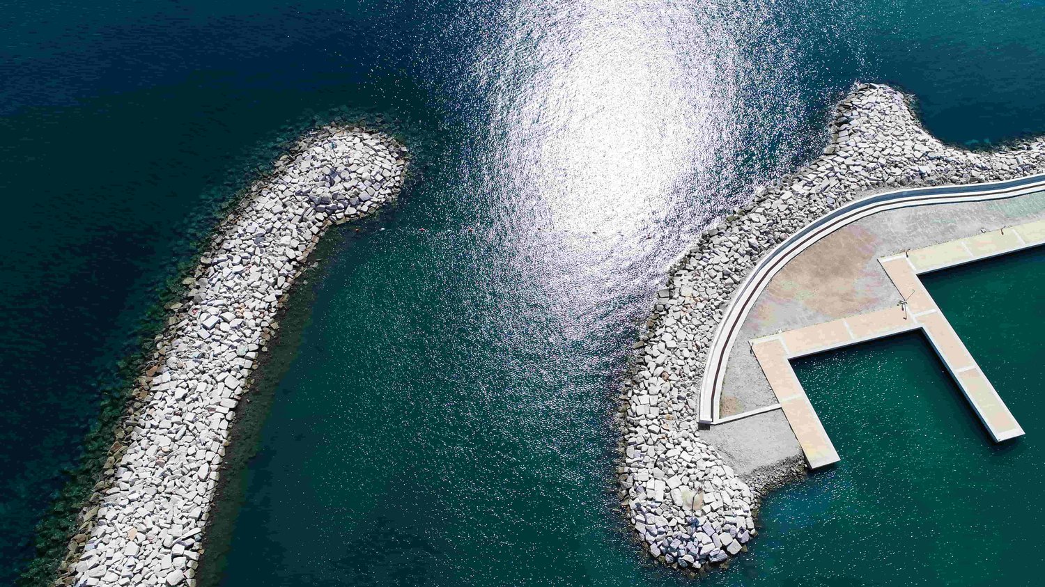 Drone View - Porto di San Teodoro | AD Matteo Binini - Binini Partners