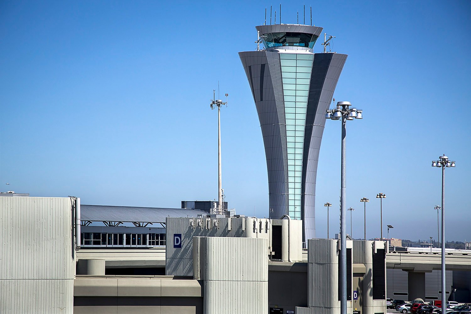 Airside view of the tower from Terminal 2 | © John Swain
