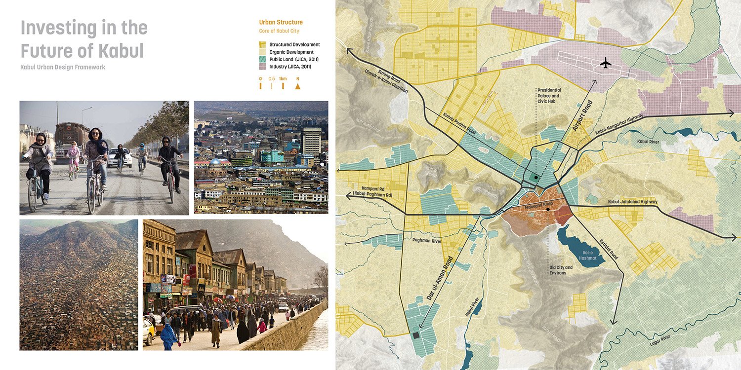 Existing city fabric of Kabul is composed of informal housing, an array of new investments and a deep historic culture of landscape and urbanism. | Sasaki