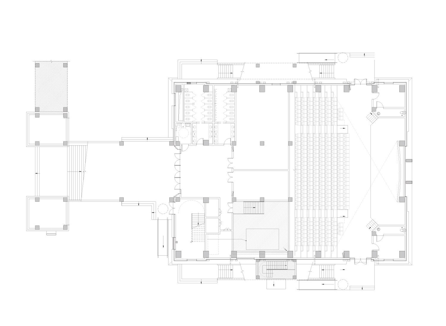 A2 Conference Hall 1st Floor Plan | Shuai Si