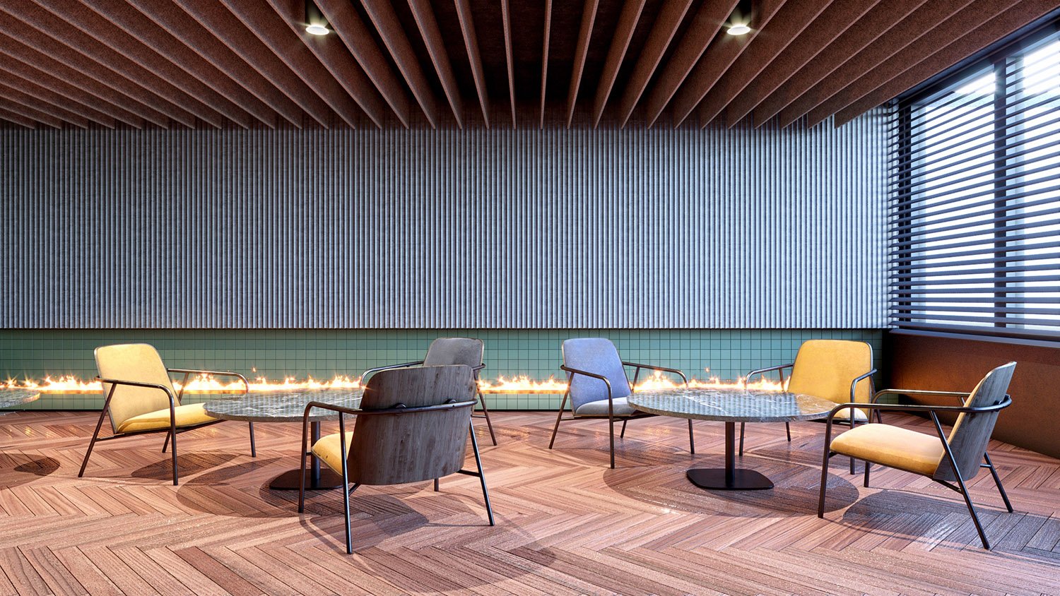 Area lounge del bar | Carlo Berarducci Architecture