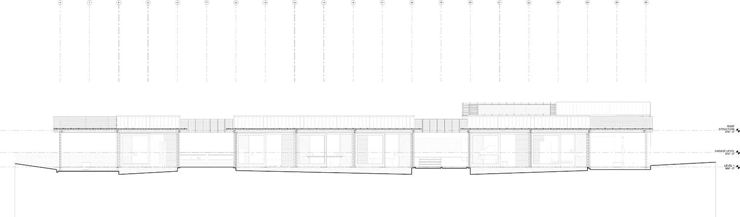 Elevation, south side | Anderson Anderson Architecture