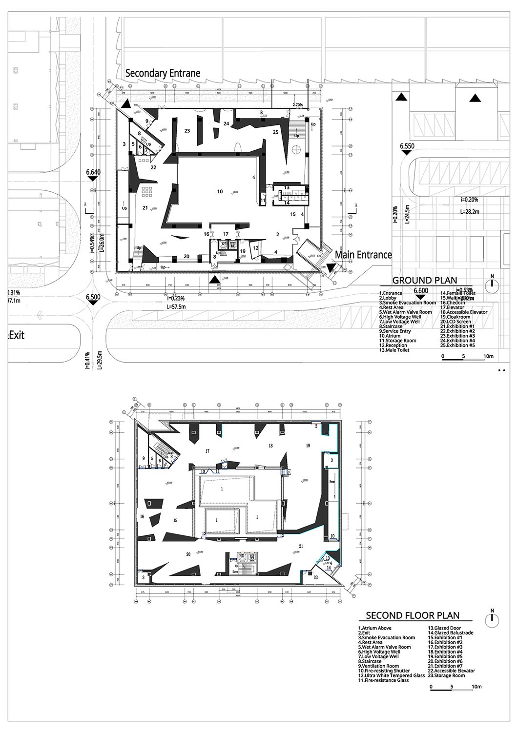 Ground Plan and Second Floor Plan | Atelier Alter Architects