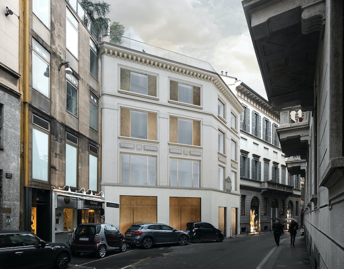 rendering Via Montenapoleone 23 | GaS Studio