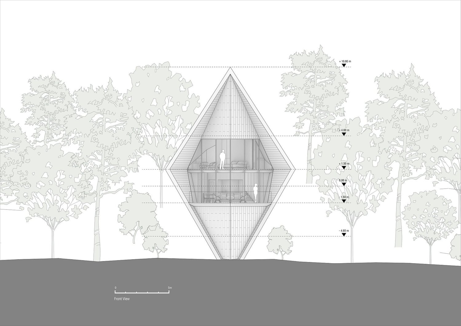 Front view | Peter Pichler Architecture