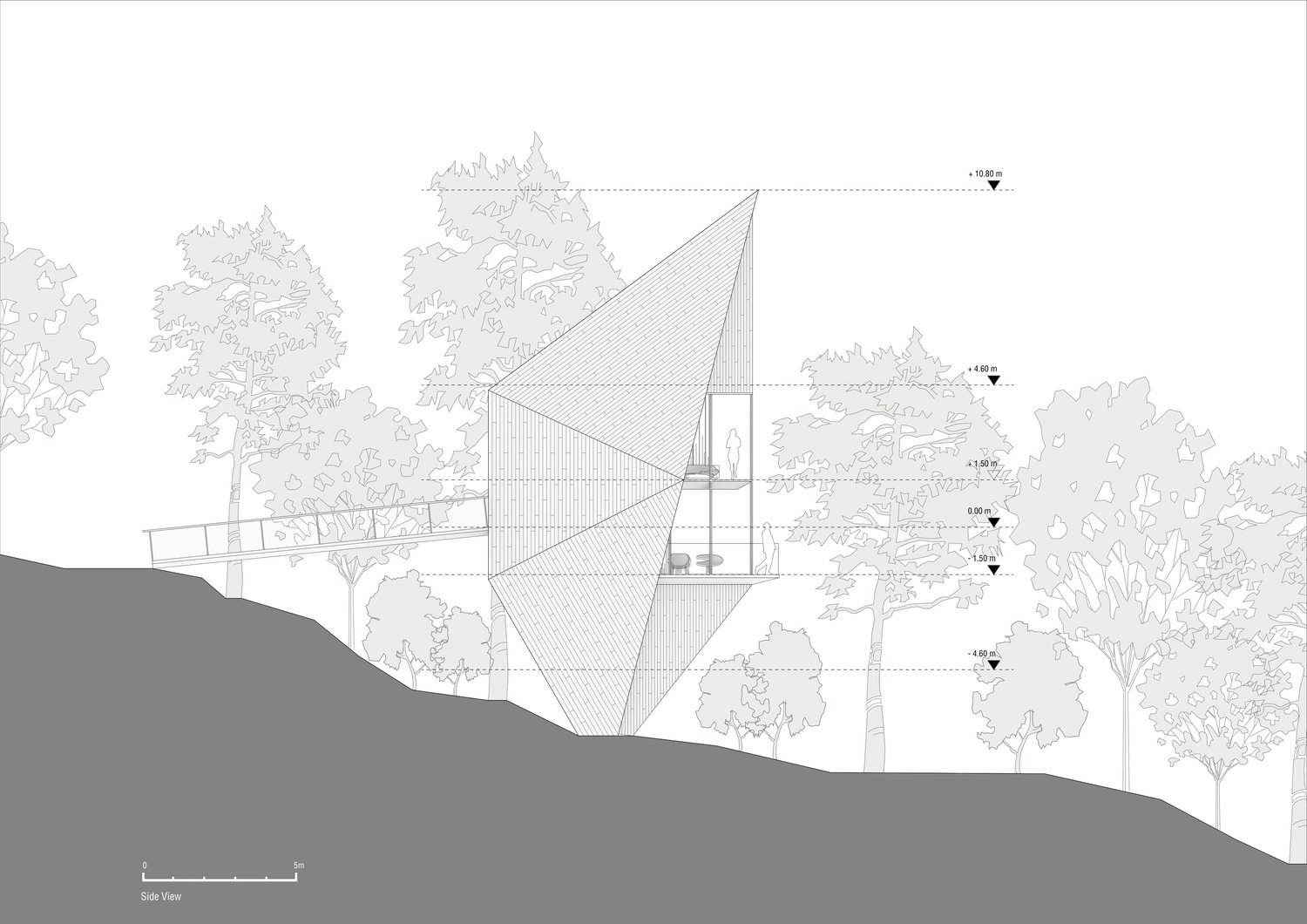 Side view | Peter Pichler Architecture