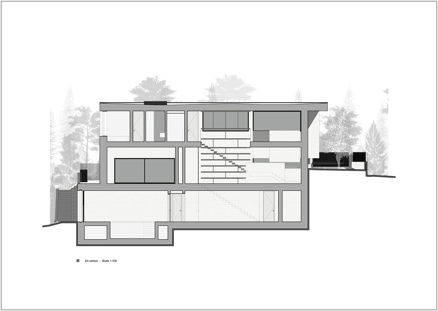 section X-X | Rodolphe Mertens Architects
