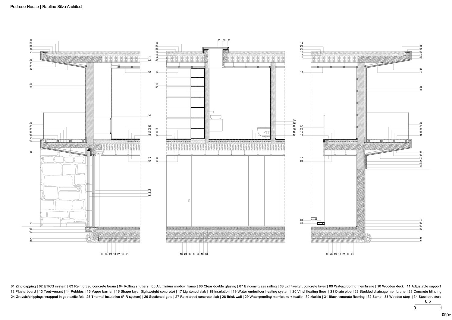 Section detail | Raulino Silva Architect