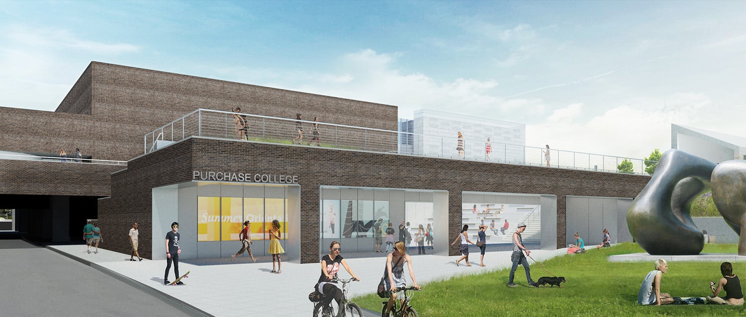 Rendering of exterior entry | Courtesy of FXCollaborative