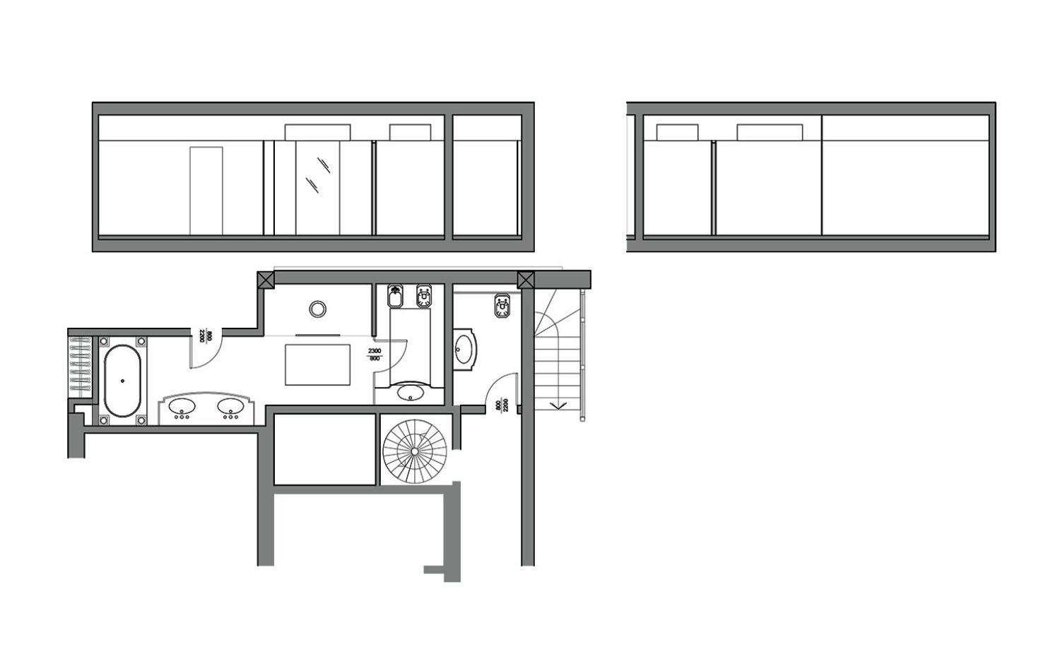 Ambassadori Royal Suite room's plan | Studio D73