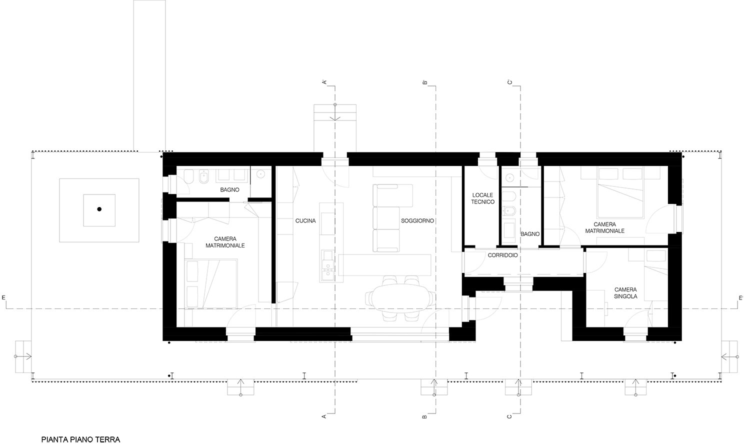 Architectural plan | Piraccini+Potente Architettura