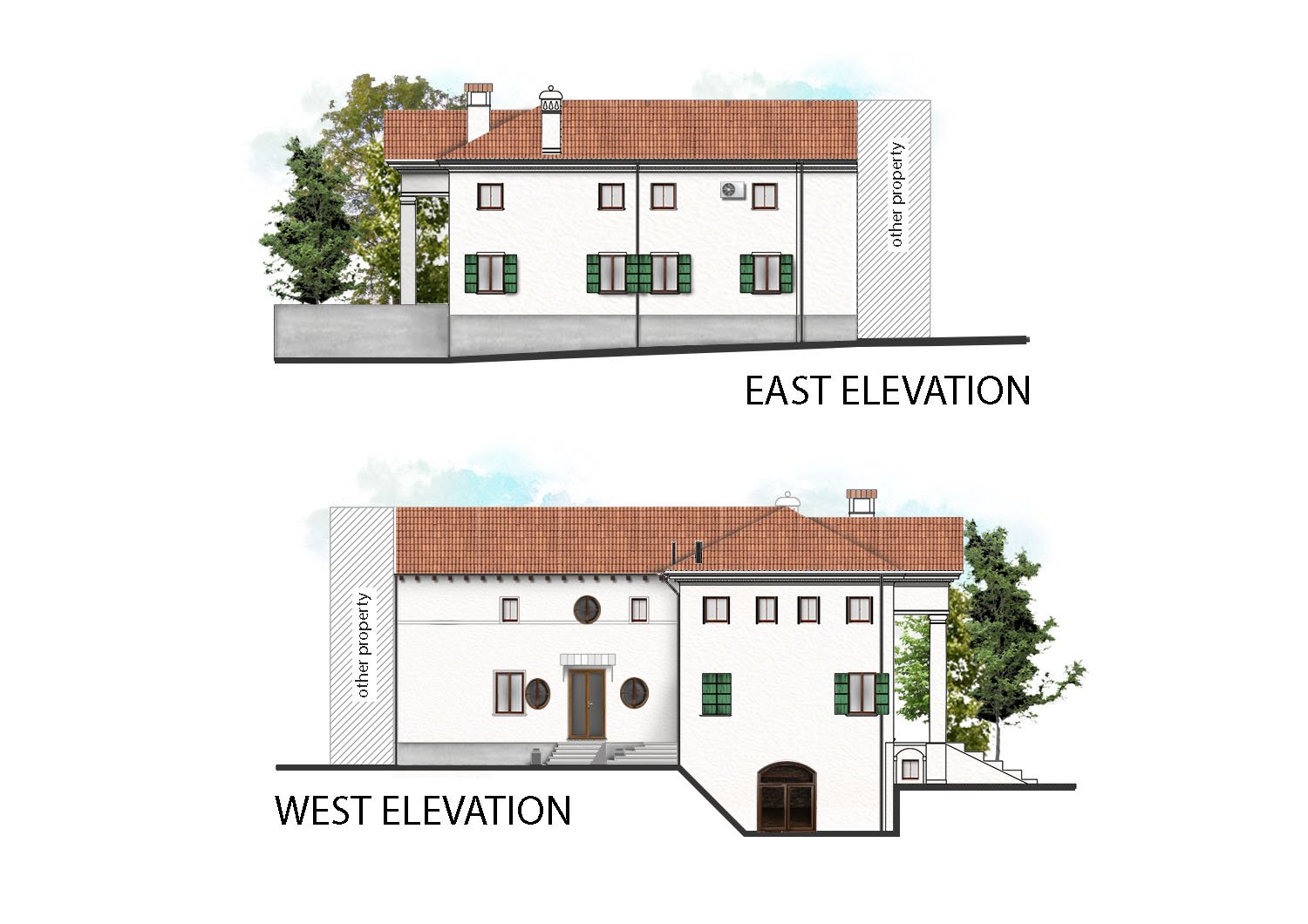 East-West Elevation | FPA Franzina+Partners Architettura