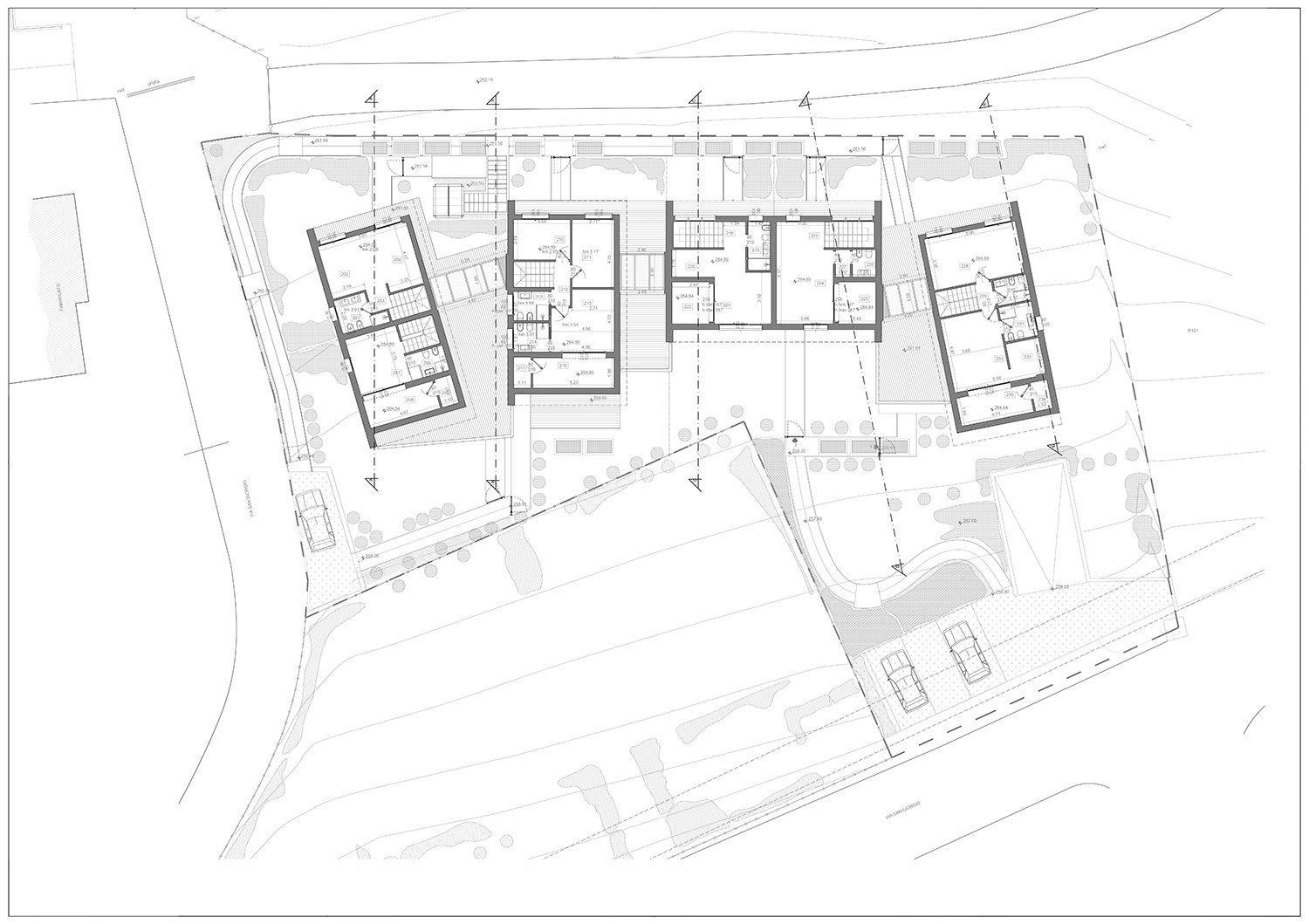 Second floor plan | Edoardo Milesi & Archos Studio
