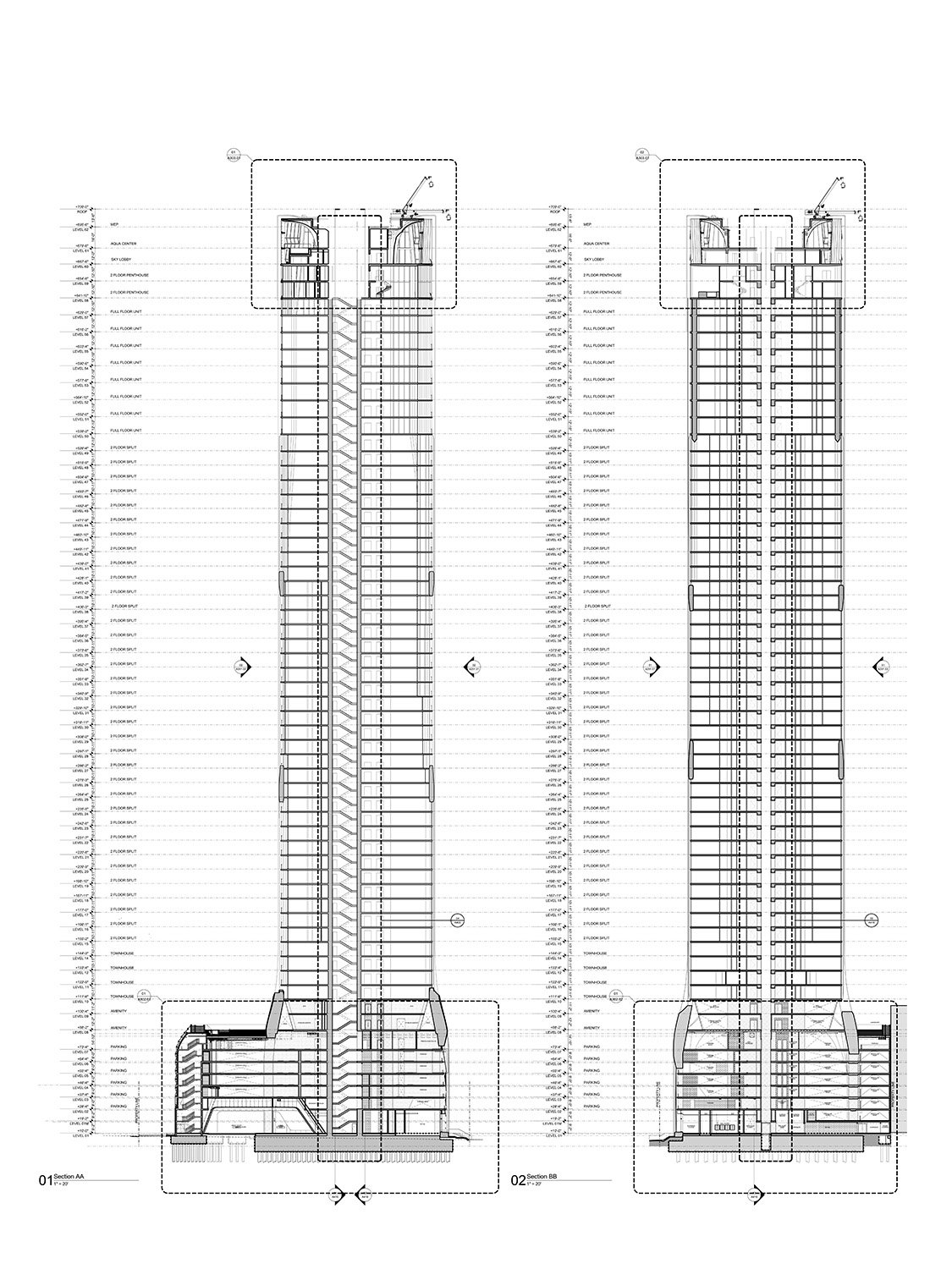 One Thousand Museum Residential Tower / Zaha Hadid Architects